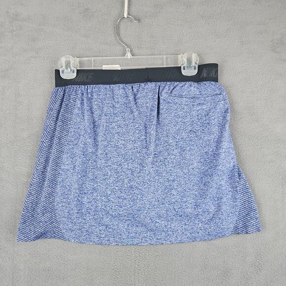Nike Golf Dri Fit Skort Womens Size Medium Stretch Blue Heather Tennis Preppy - Picture 5 of 9